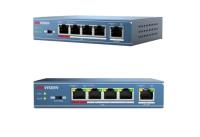 HIKVISION DS-3E0105P-E/M 5 Port 10/100 PoE 38W Yönetilemez,Switch 4+1